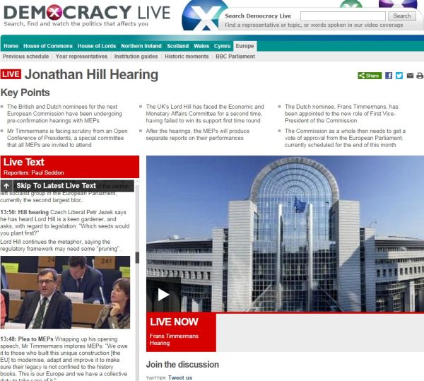 2nd hearing Jonathan Hill